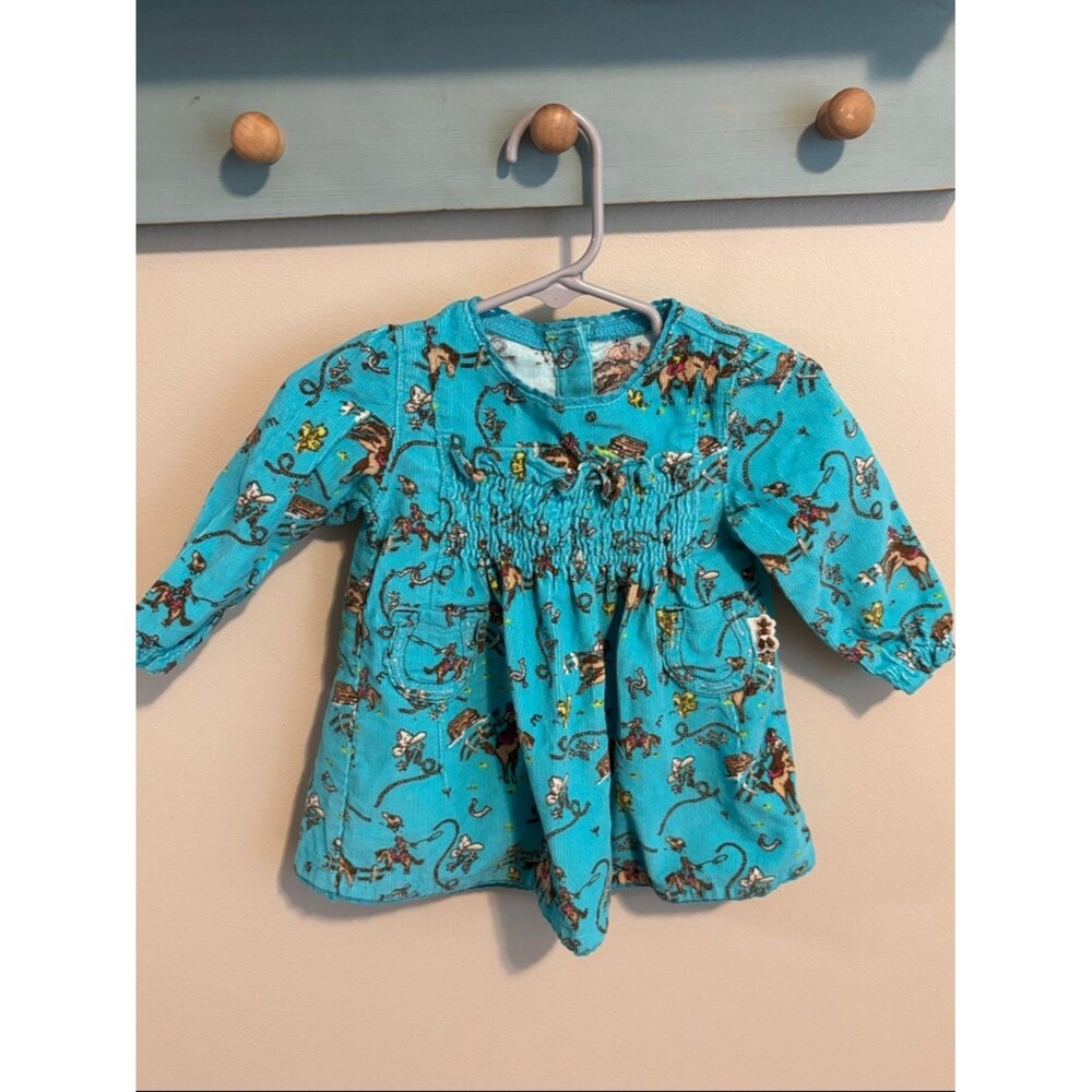Wrangler corduroy cowgirl dress size 3-6 months